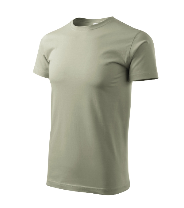 Basic tričko pánske svetlá khaki XS