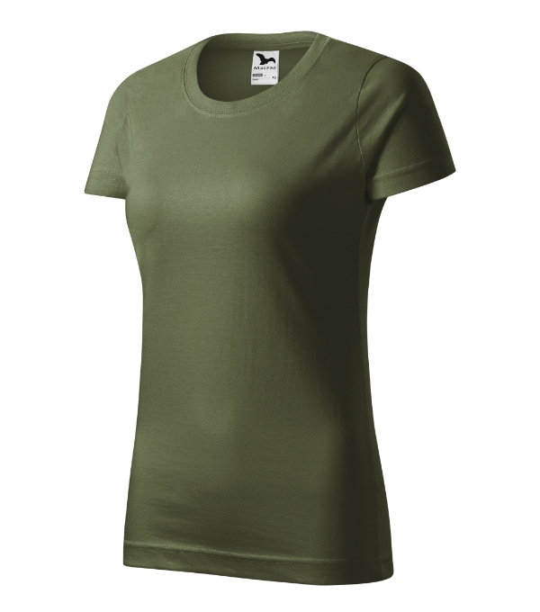 Basic tričko dámske khaki XS