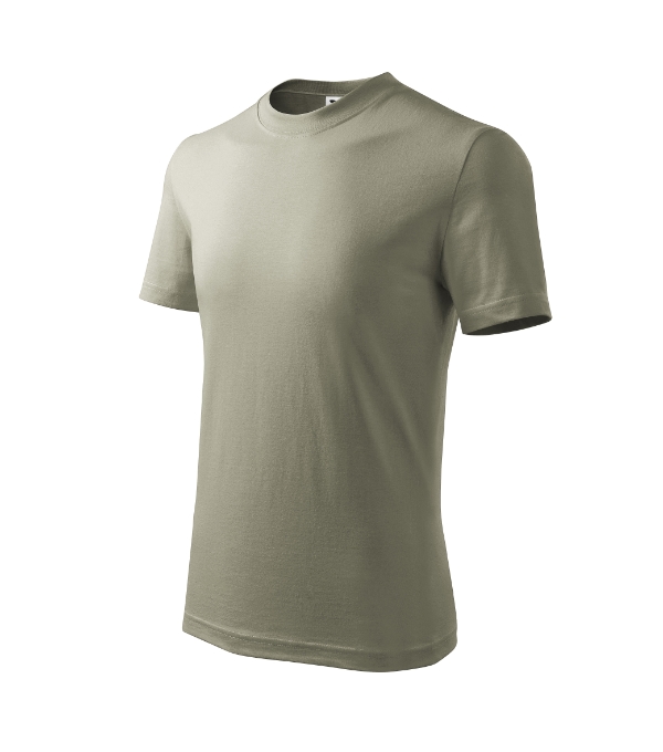 Basic tričko detské svetlá khaki 158 cm/12 rokov