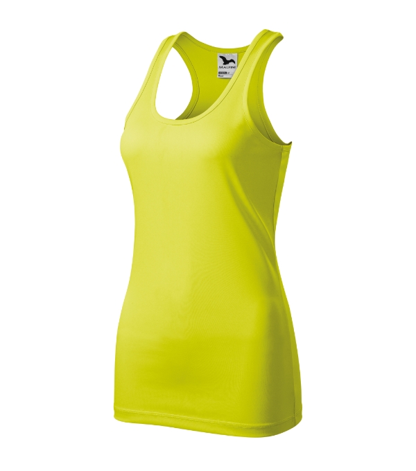 Racer top dámsky neon yellow XS