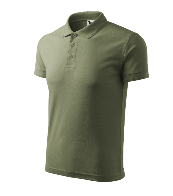 Pique Polo polokošeľa pánska khaki 4XL