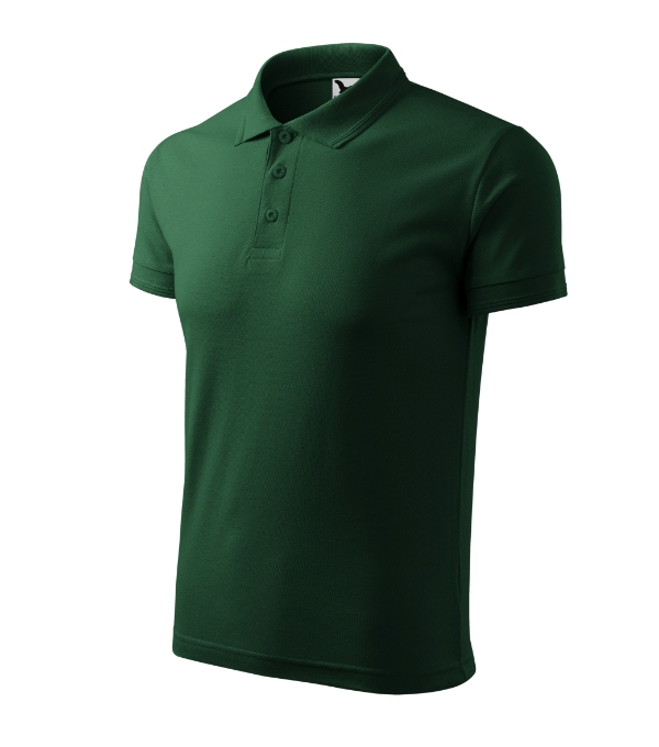 Pique Polo polokošeľa pánska dark green S