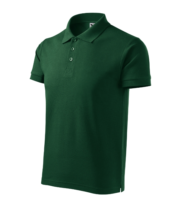 Cotton Heavy polokošeľa pánska dark green S