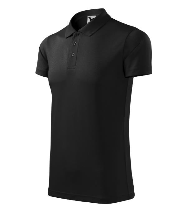 Victory polokošeľa unisex čierna S