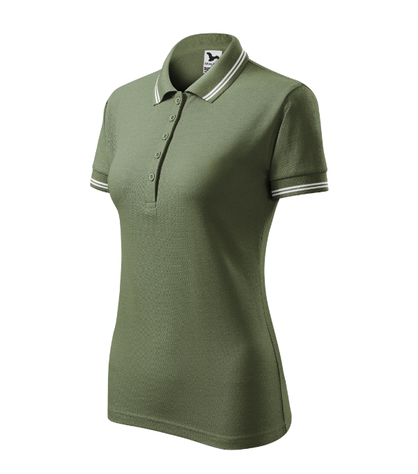 Urban polokošeľa dámska khaki 2XL