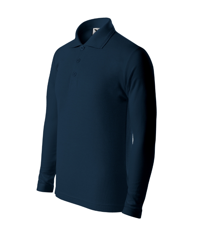 Pique Polo LS – námořní modrá