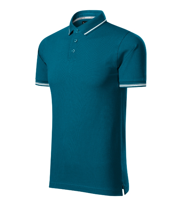 Perfection plain polokošeľa pánska petrol blue S