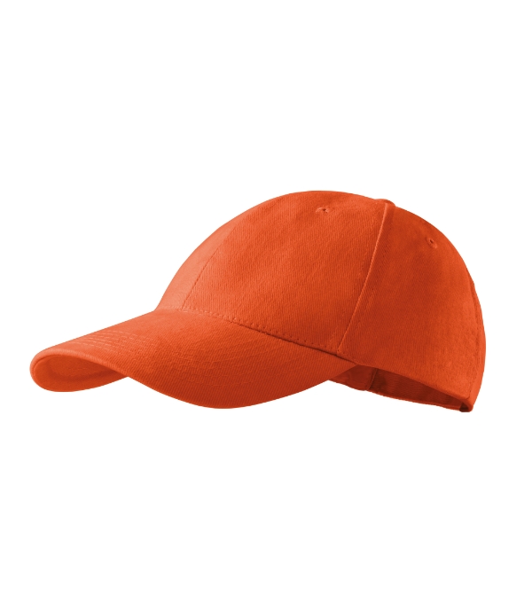 6P čiapka unisex oranžová nastaviteľná