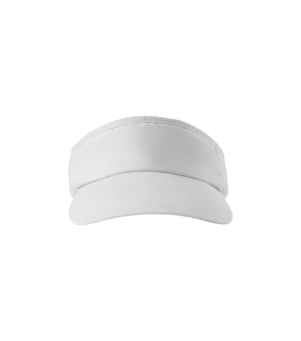 Sunvisor kšilt unisex bílá nastavitelná