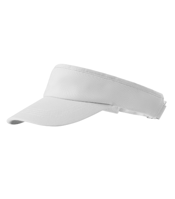 Sunvisor šilt unisex biela nastaviteľná