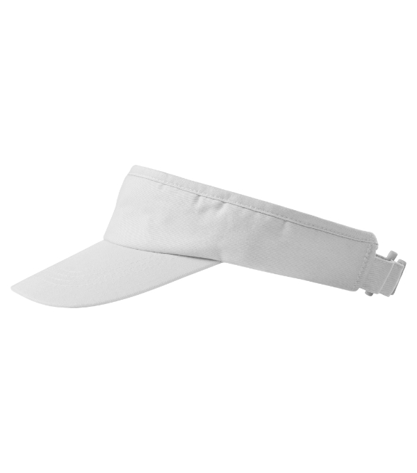 Sunvisor kšilt unisex bílá nastavitelná