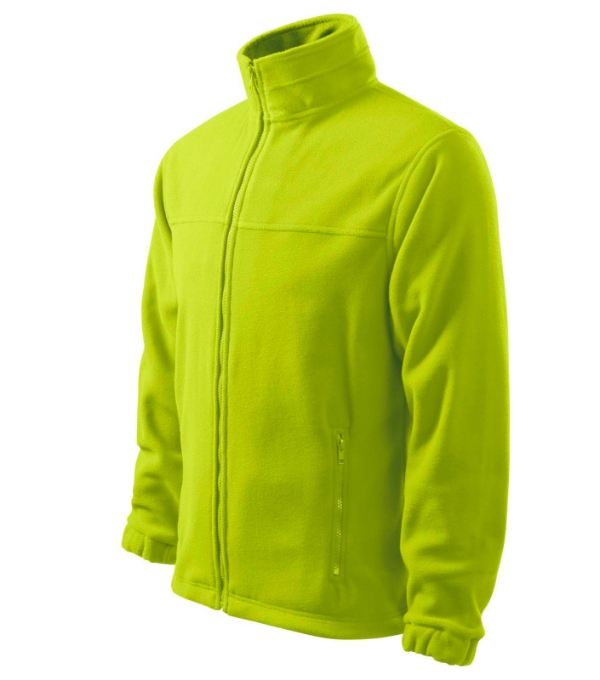 Jacket fleece pánsky limetková S