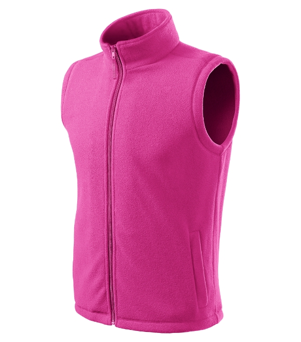 Next fleece vesta unisex fuchsia red XS