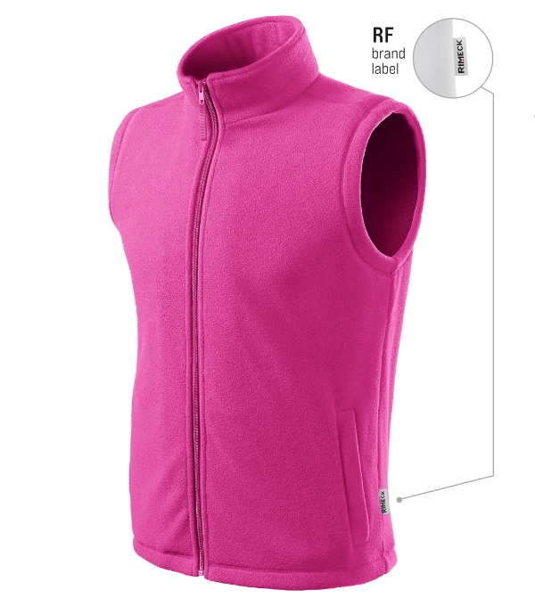 Next fleece vesta unisex fuchsia red 49 (brand label) XS