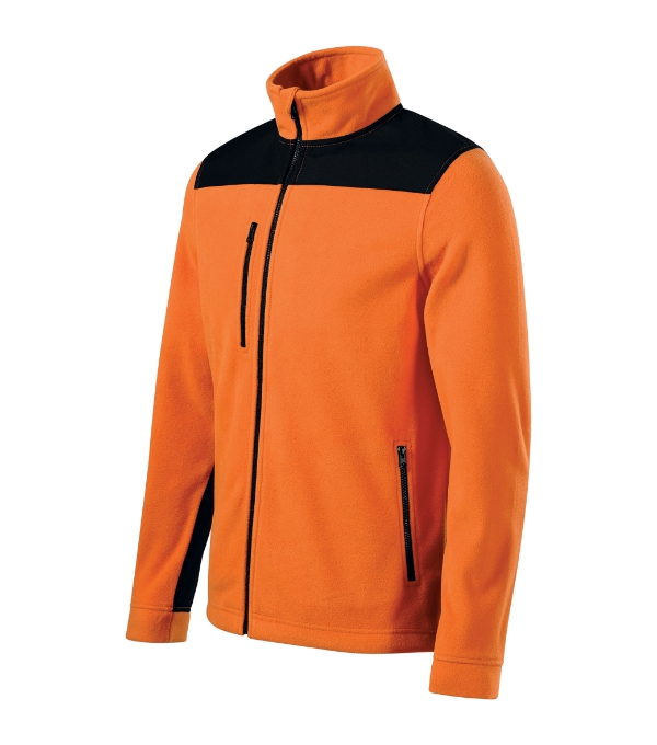 Effect fleece unisex oranžová S