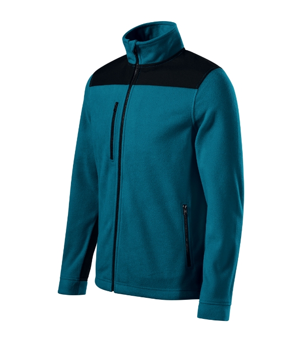 Effect fleece unisex petrol blue S