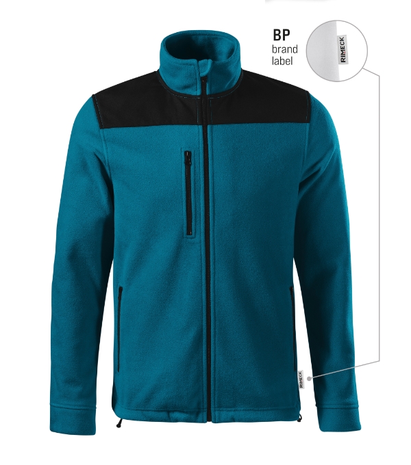 Effect fleece unisex petrol blue 93 (brand label) S