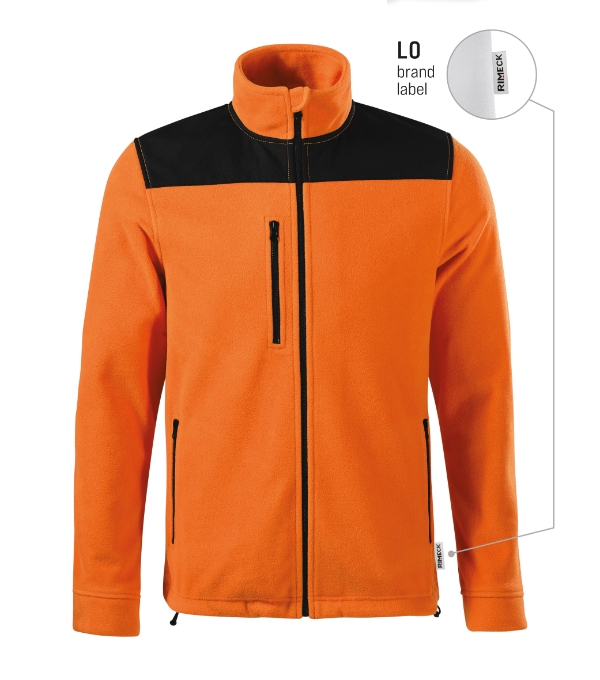 Effect fleece unisex oranžová 11 (brand label) S