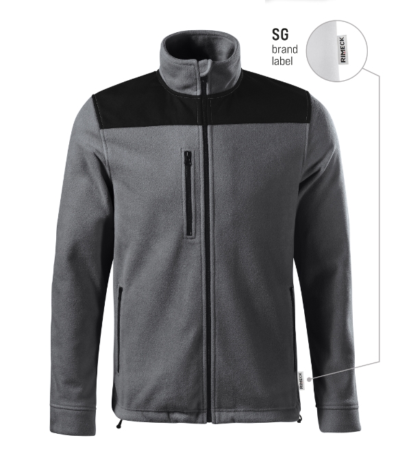 Fleece unisex ocelově šedá 36 (brand label) - Effect 530 2XL