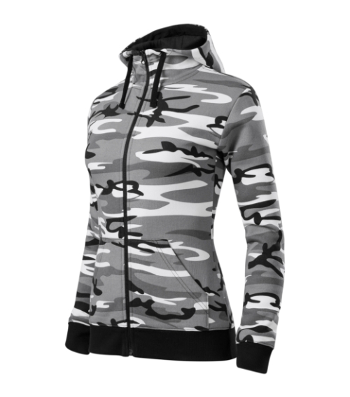 Camo Zipper – Mikina dámská