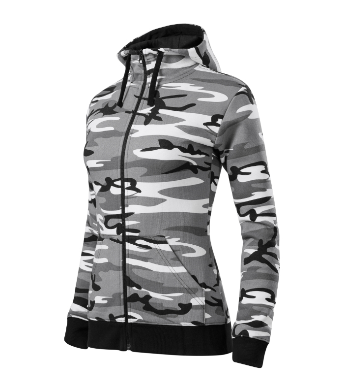 Camo Zipper – camouflage gray