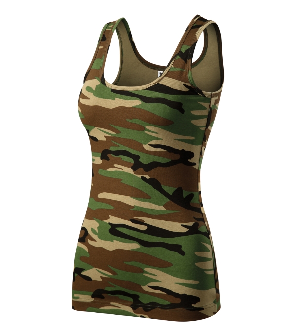 Camo Triumph top dámsky camouflage brown XS