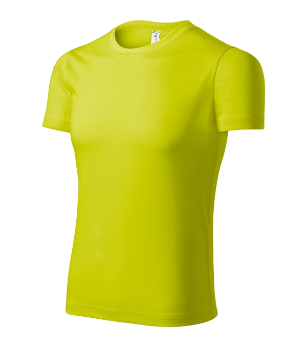 Pixel tričko unisex neon yellow XS