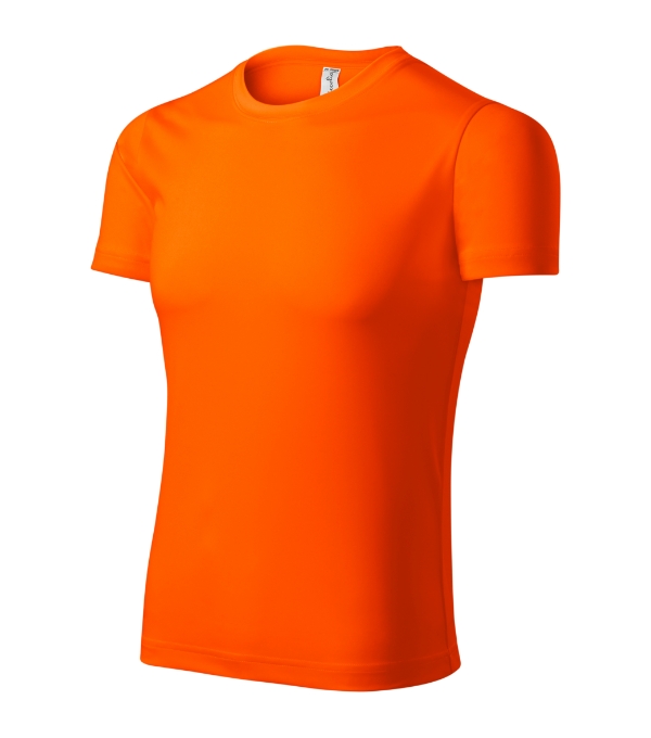 Pixel tričko unisex neon orange XS