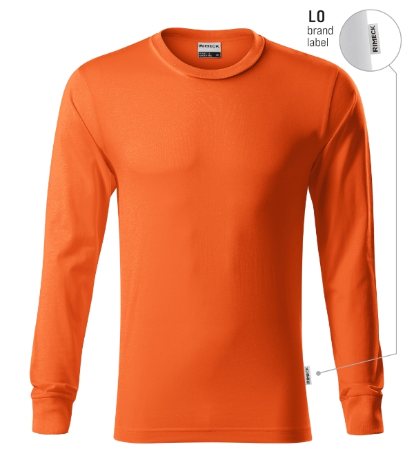 Resist LS tričko unisex oranžová 11 (brand label) S