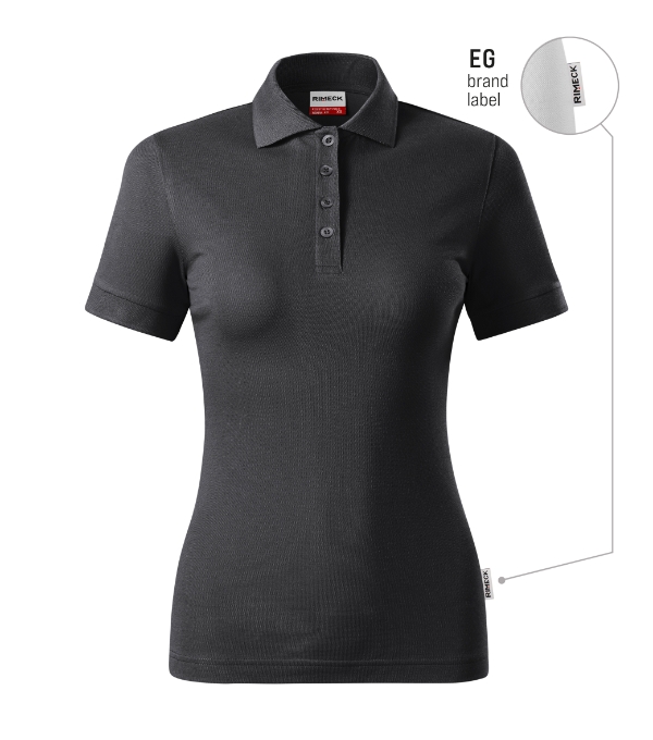 Resist Heavy Polo polokošeľa dámska ebony gray 94 (brand label) XS