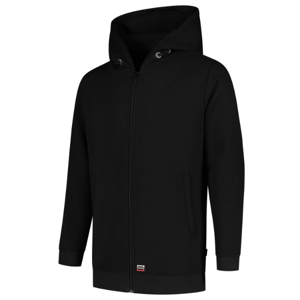 Hooded Sweat Jacket Washable 60°C mikina unisex čierna M