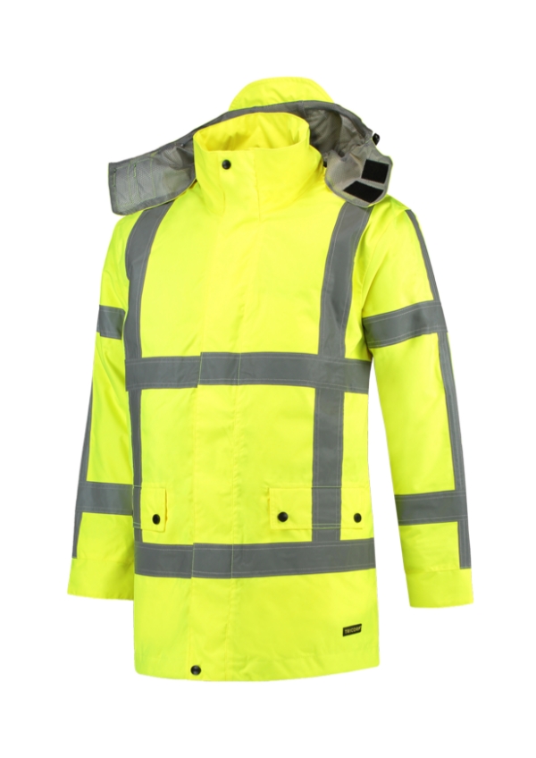 RWS Parka pracovná bunda unisex fluorescenčná žltá M