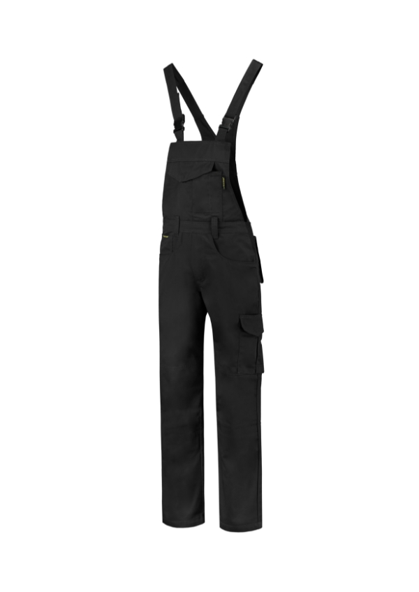 Dungaree Overall Industrial pracovné nohavice s trakmi unisex čierna S