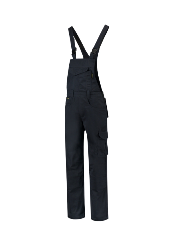 Dungaree Overall Industrial pracovné nohavice s trakmi unisex tmavomodrá S