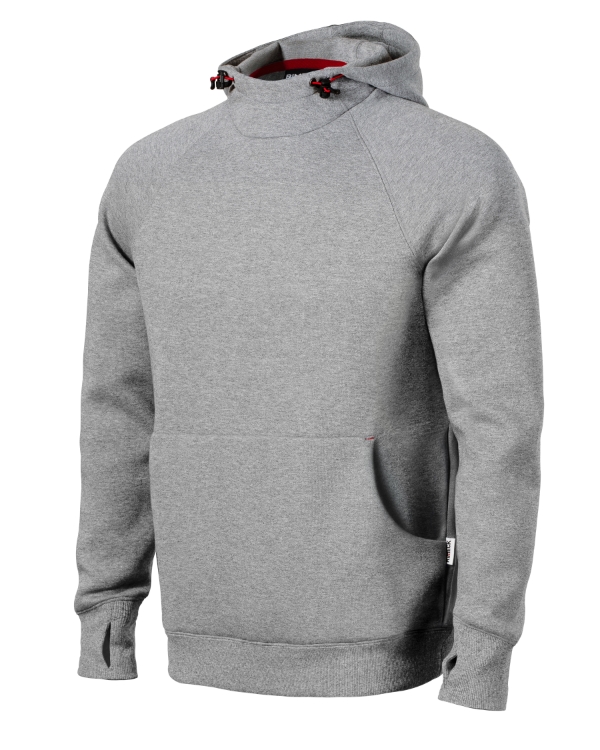 Vertex Hoodie mikina pánska tmavosivý melír M