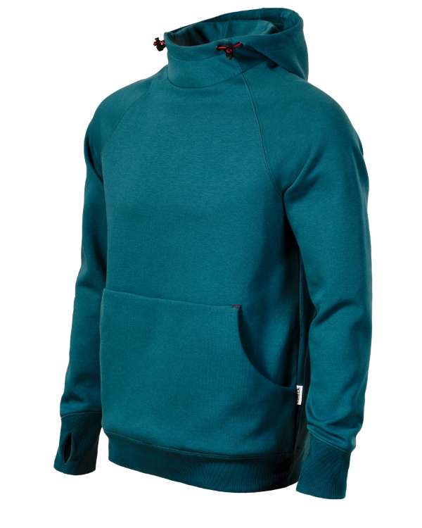 Vertex Hoodie mikina pánska petrol blue M